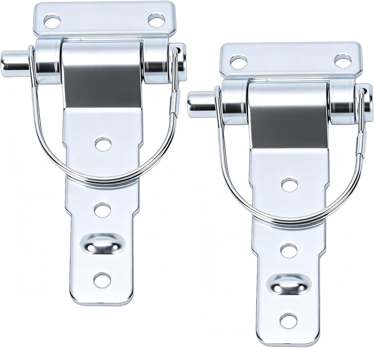Scharnieren, aanhangerscharnier, bouten hardware voor vrachtwagen, bestelwagen, caravan en boot, robuuste stalen scharnieren, zwaar belastbaar, verzinkt