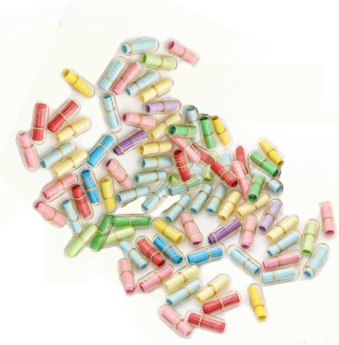 199 stuks, liefdesbericht, capsulebrieven, kleurrijke capsuleberichten, pillen voor liefde, capsule, pillen voor geliefden en vrienden, Valentijnsdag, verjaardag