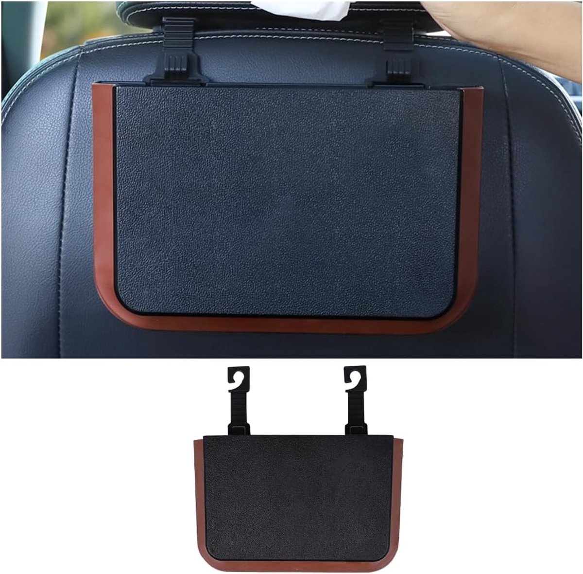 Auto-vuilnisemmer, multifunctionele auto-organizer, opvouwbare en draagbare waterdichte auto-afvalbak, opbergdoos voor de meeste auto's