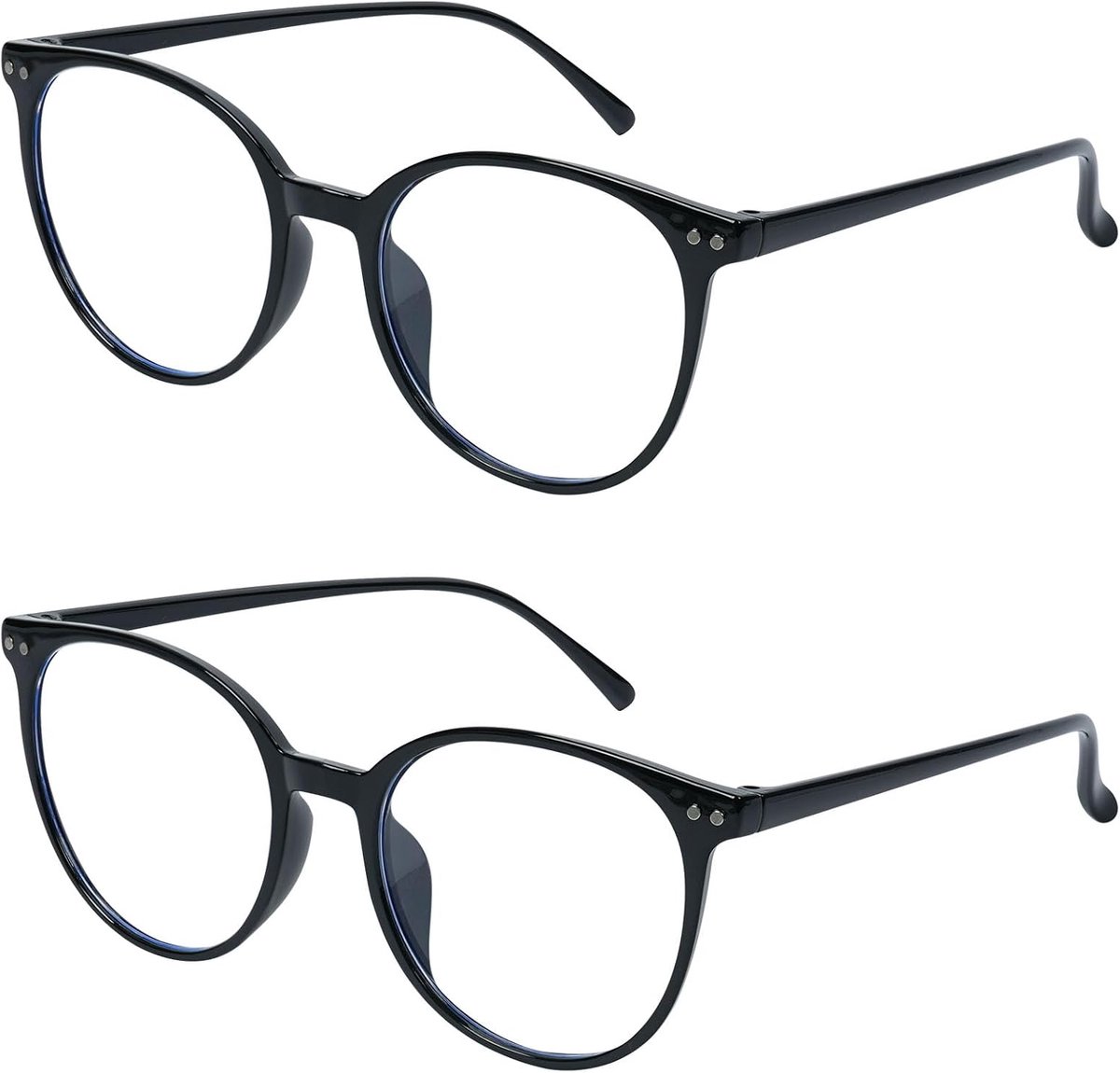 Blauw Licht Blokkerende Bril, Anti Blauw Licht Computer Gaming Bril Voor Dames Heren, Lichtgewicht Leesbril Anti-Glare Anti Vermoeide Ogen, Schildpad