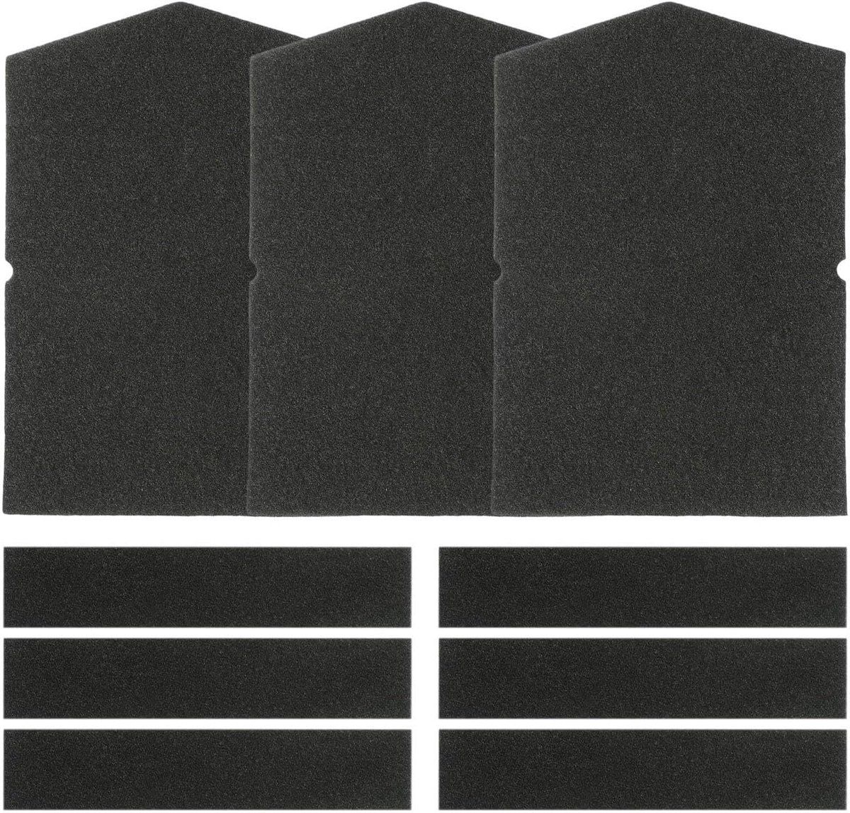 6057930 + 9688381 Schuimfilter, 3-delige set reserveonderdelen voor Miele warmtepomp, wasdrogers, filterreserveonderdeel