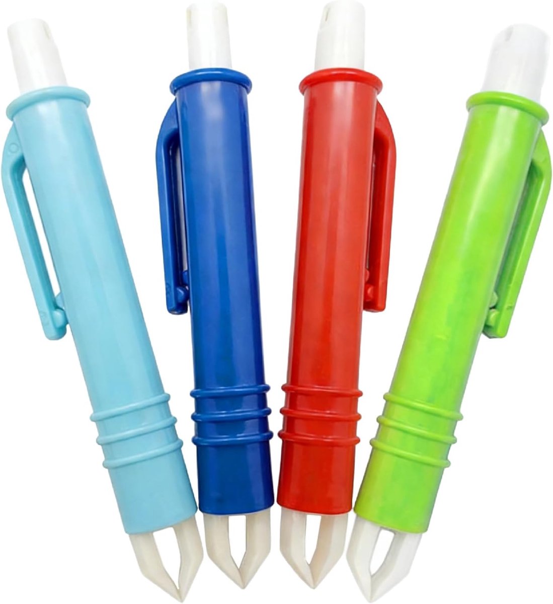 Set van 4 tekentang, automatische tekenpincetten, tekenverwijderaar voor honden, katten, paarden, mensen, veilige, eenvoudige verwijderaar, voor teken van elk formaat, voor outdoor, tuin
