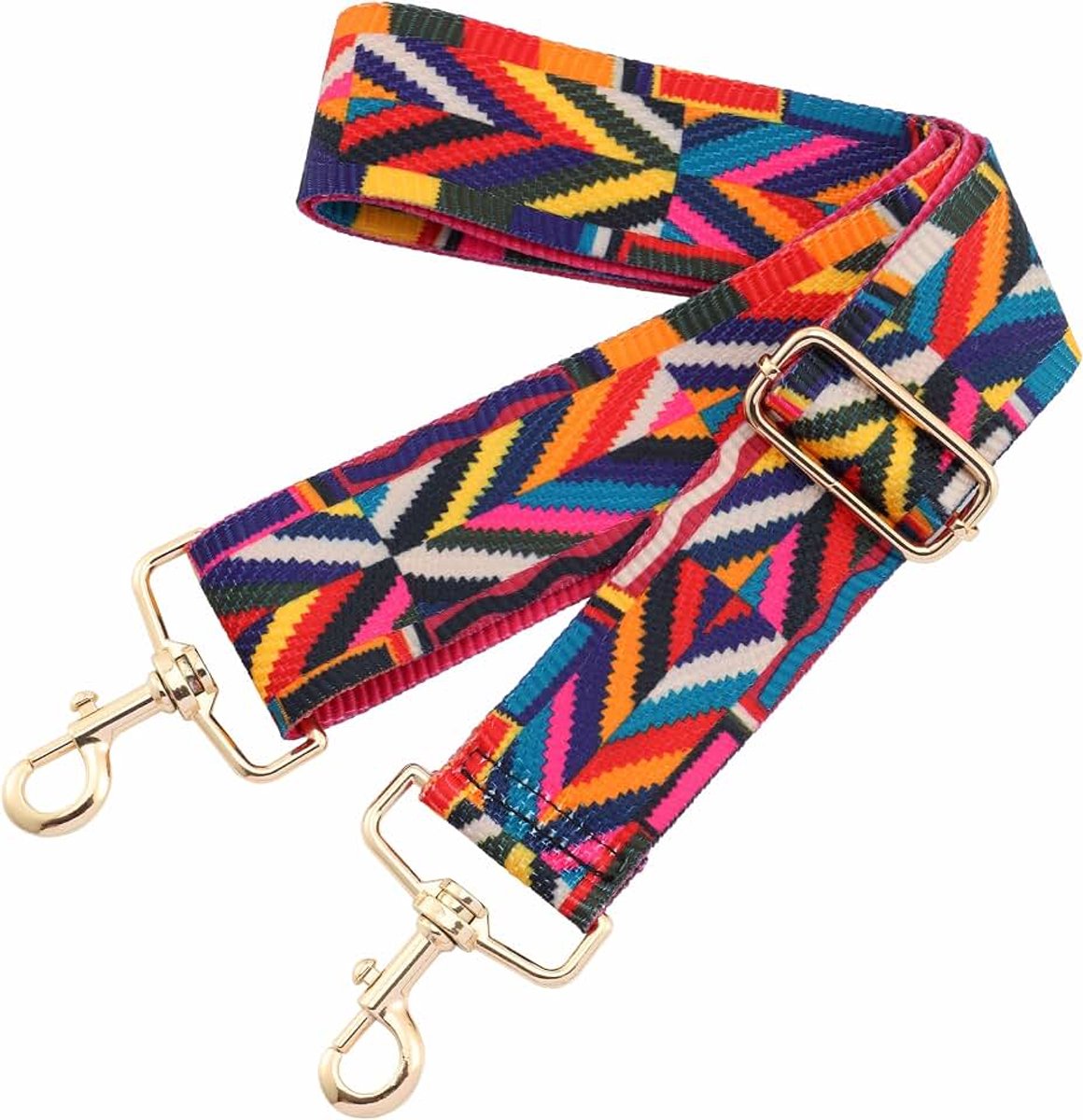 Purse Strap,2" Wide Shoulder Strap Adjustable Replacement,Multi-pattern Crossbody Canvas Bag Handbag Belts for Unisex Handbag,Crossbody Bags,Shoulder Bags(Diamond yellow)