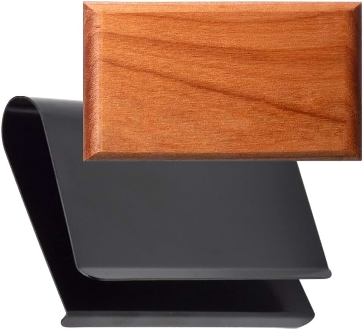 Houten auto-geurdispenser met magnetische clip voor zonneklep, frisse geur en stijlvolle sfeer in je voertuig