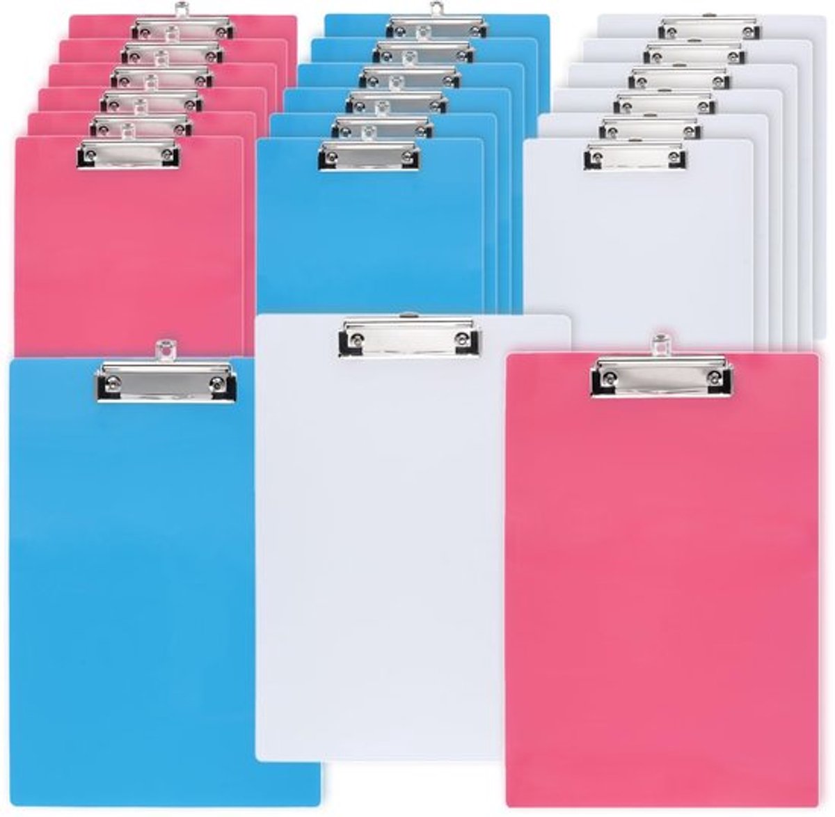 - Clipboard - Transparant A4 Clipboard - Geschikt voor kantoor en school - 21 stuks - Lichtgewicht en handig - Perfect voor documentorganis...