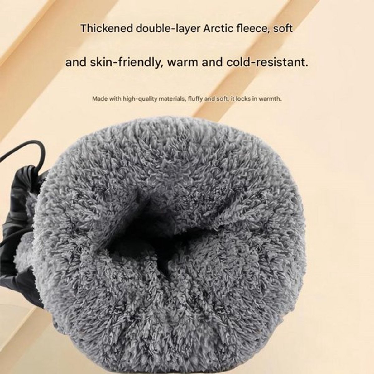 Handvatten, winterwarme handschoenen, waterdicht, winddicht, gevoerd met fleece, verdikt katoenen handvatten