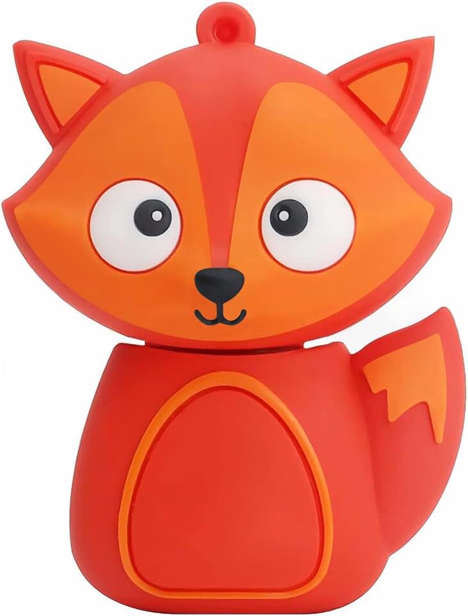 64 GB USB Flash Drive Leuke vos-vormige, BorlterClamp Leuke Memory Stick USB Drive Thumb Drive voor Externe Data Opslag