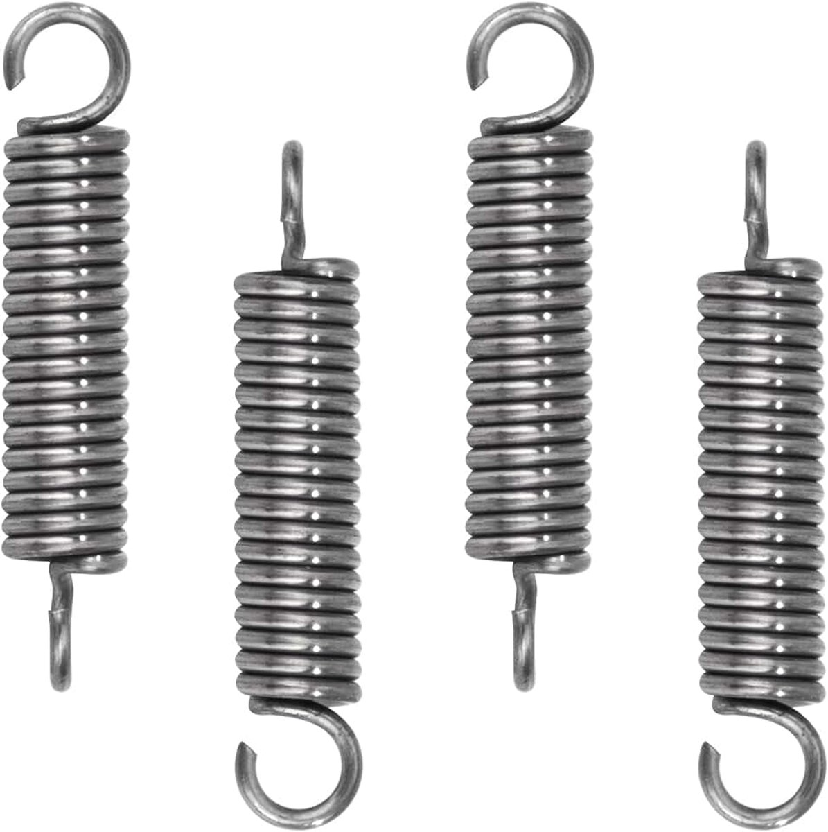 Trekveren met Haak Roestvrij Staal Trekveer Spannerveer 30mm Buitendiameter 6mm Draaddiameter 1,0mm Haakhoek 90 Graden Maximale Trekkracht 3,4kg 1,0x6x30mm 20Stuks