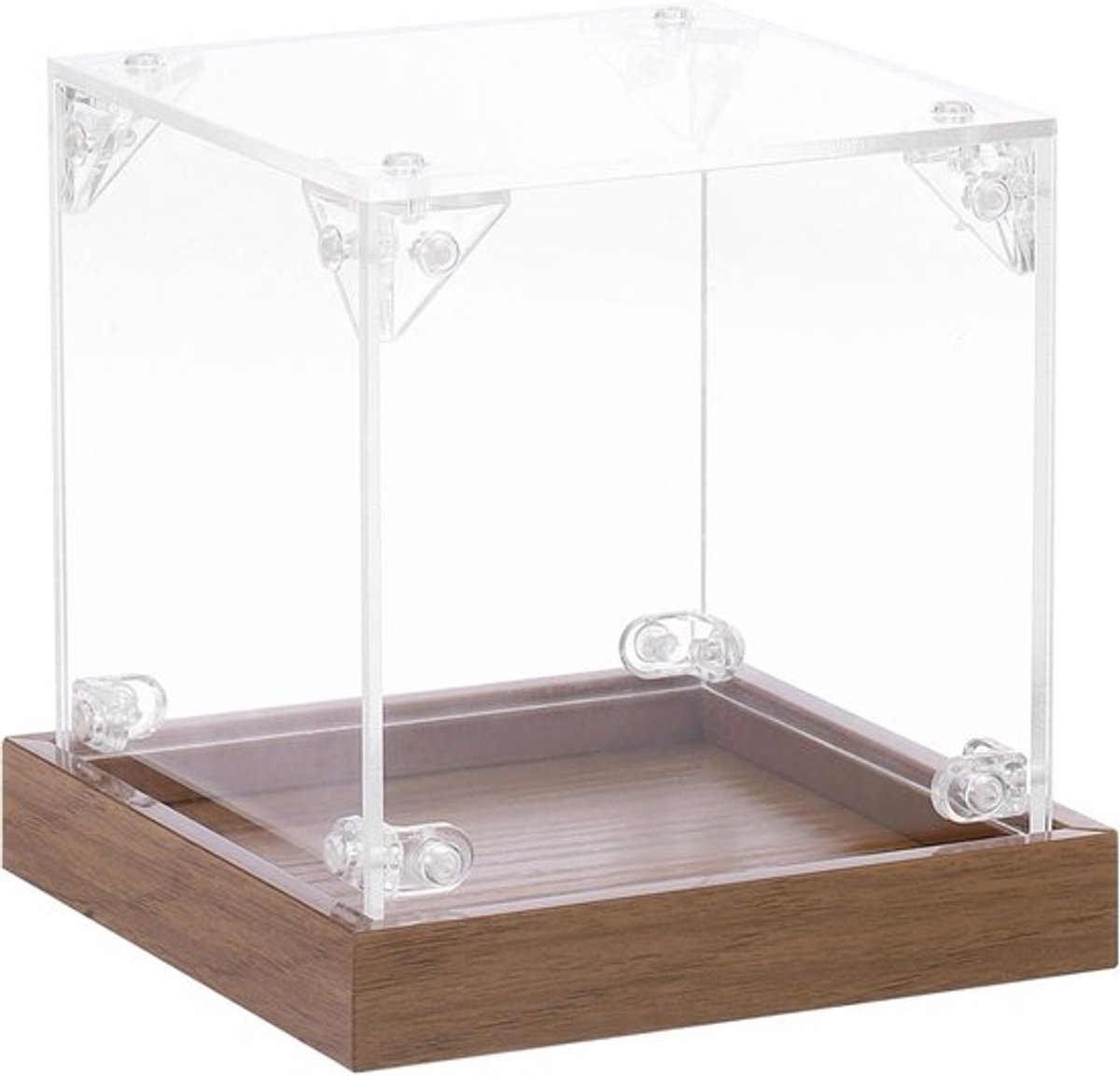 Transparante acryl vitrine voor verzamelaars - Showbox 10 x 10 x 10 cm - Stofdicht - Actiefiguren tentoonstellen
