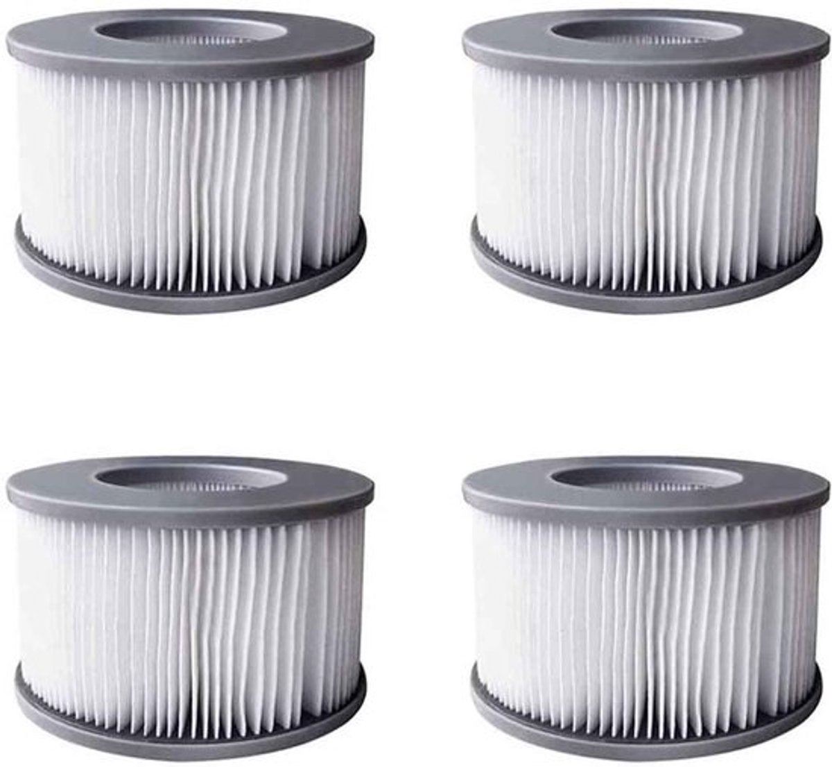 - Hot-tubfilters - Verbeterde Filterpatroon - 4-delige Set - Geschikt voor MSpa - Opblaasbare Hot Tubs - Effectieve Filtratie voor Schone ..