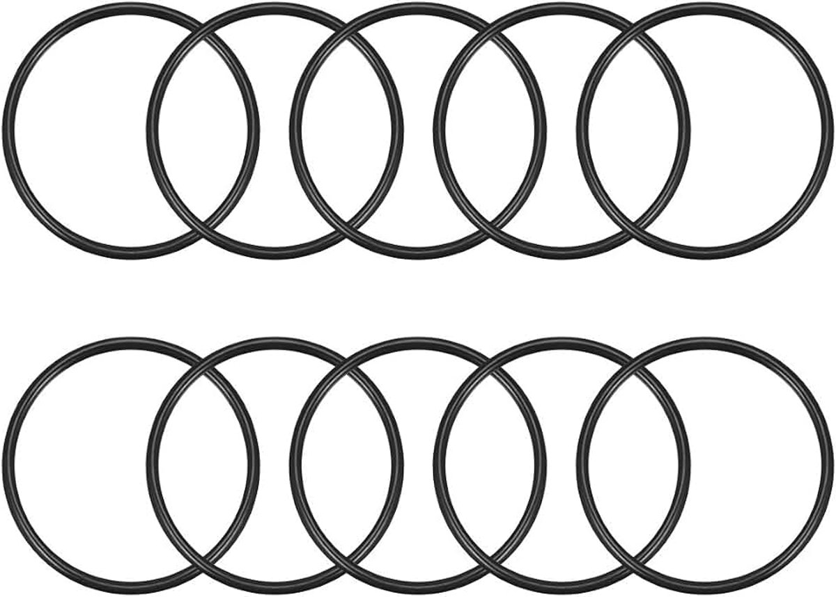 Sourcing map 10 stuks 29,2 mm binnendiameter 34 mm OD 2,4 mm breedte ronde zegel afdichting 38.2mmx43mmx2.4mm