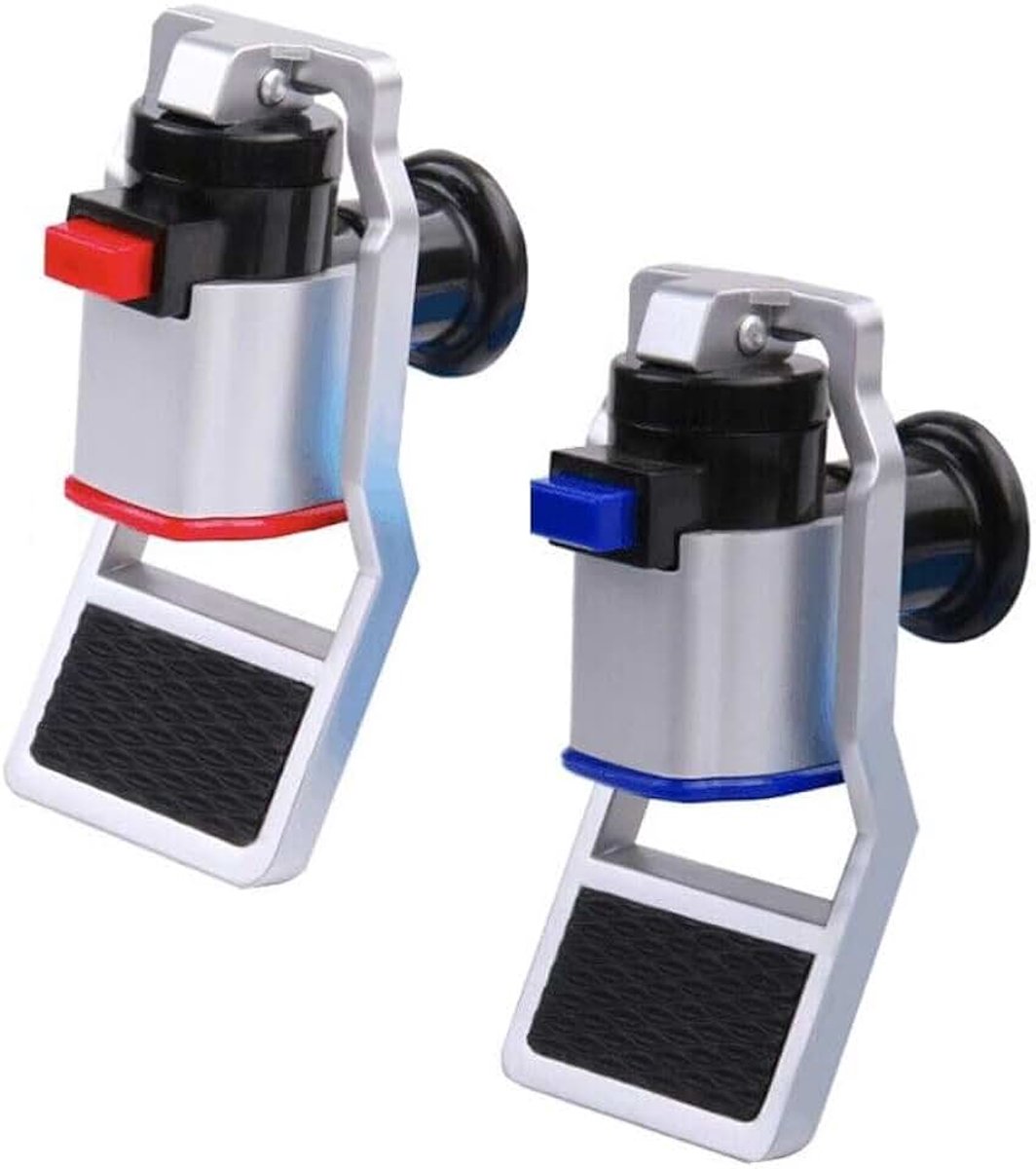 2 STKS Warm En Koud Water Dispenser Kraan Water Dispenser Spon met Kind Veiligheid Lock voor Ro Systeem Adapter Warm Koud Water - Rood en Blauw