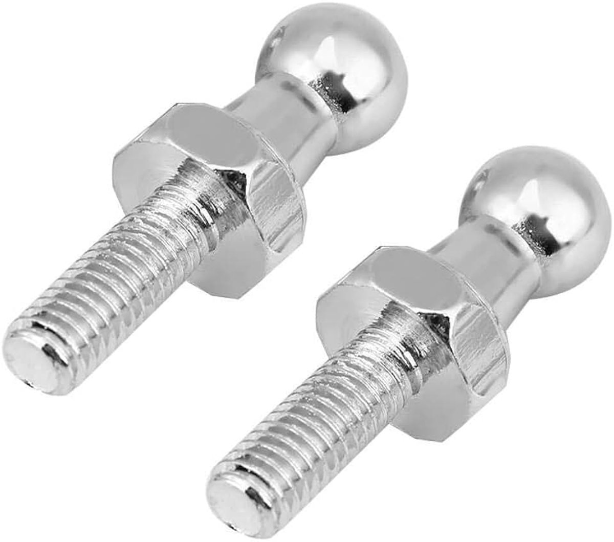 2 PCs M6 Ijzer Zilveren Gas Stutten Compatibel