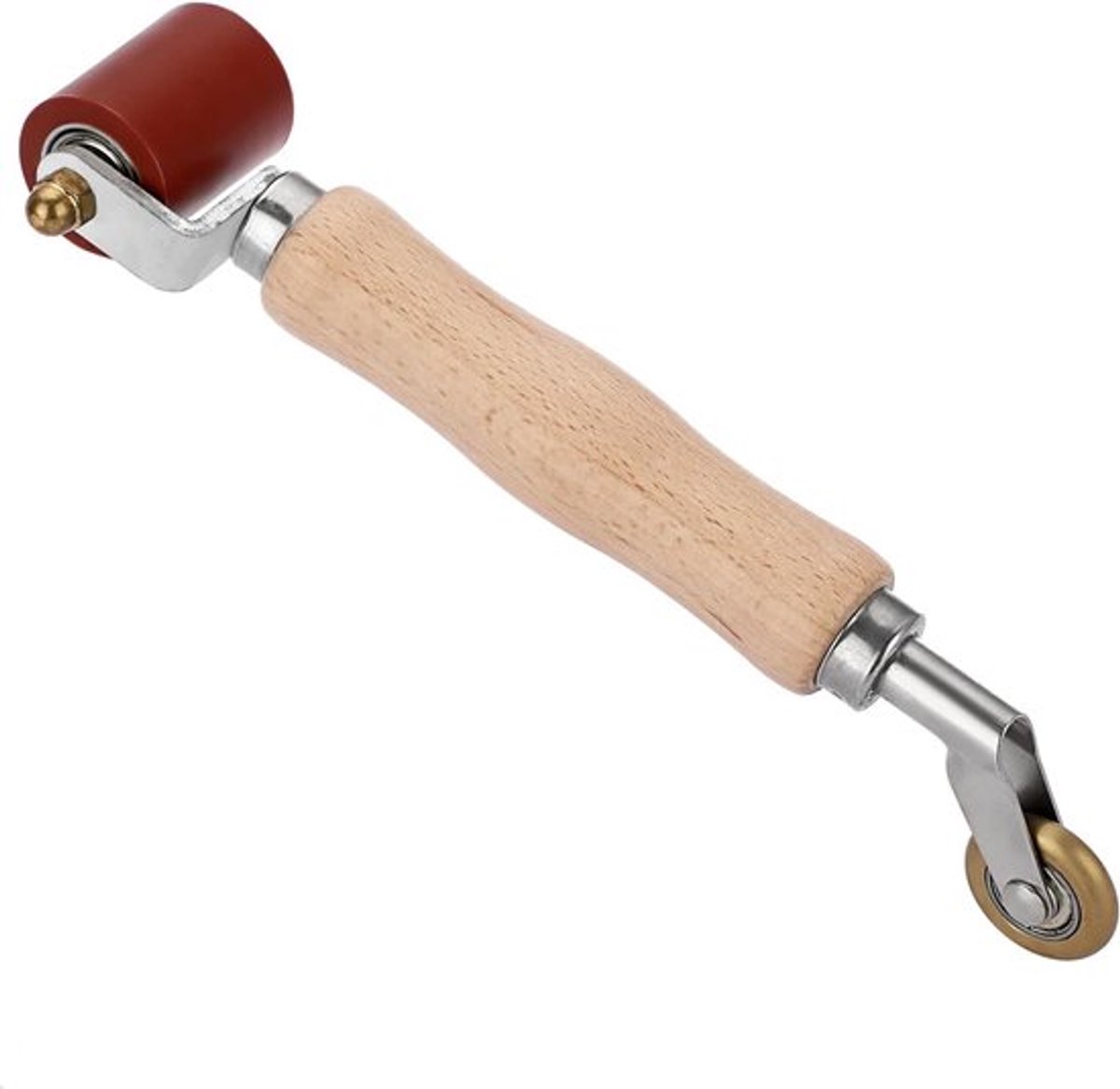 2 in 1 Las Handroller, 40mm Siliconen Naadroller en 6mm Hoekroller voor PVC/TPO/EPDM Daken, Geluiddemping, Behang en Banner Gebruik