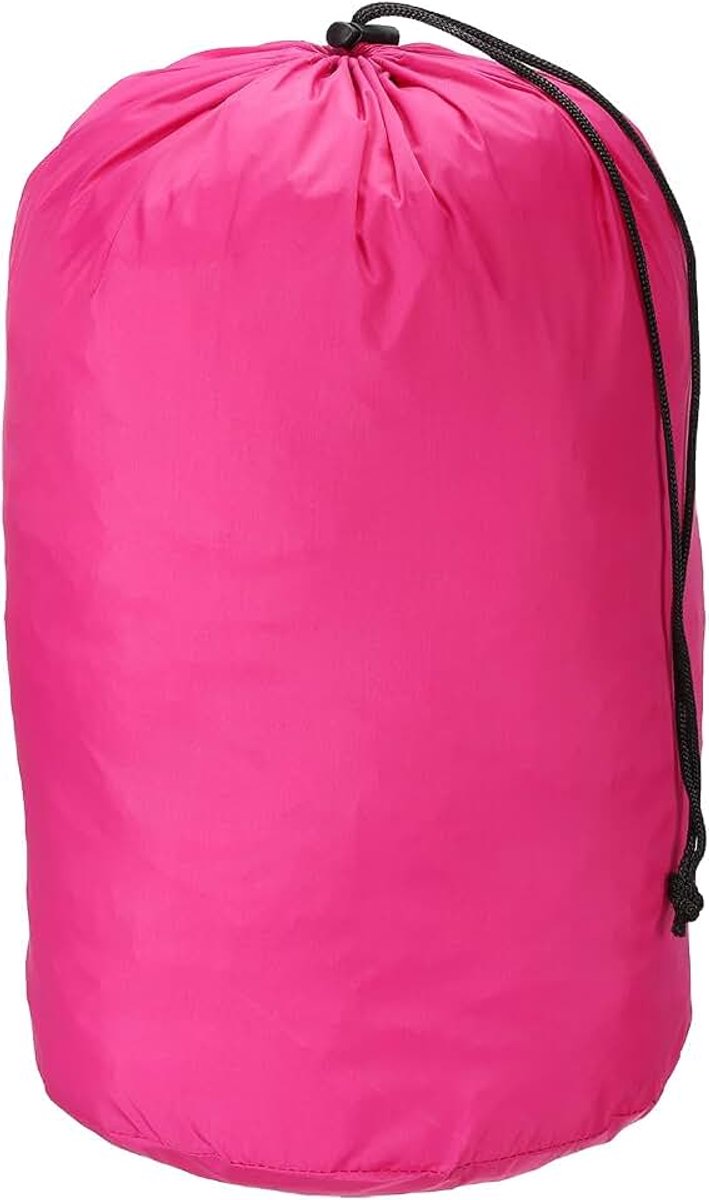 Stuff Sack, 9 x 16 Inch Waterdichte Outdoor Opbergzak Ultralichte Trekkoord Stofklep Tas voor Camping, Rose Rood