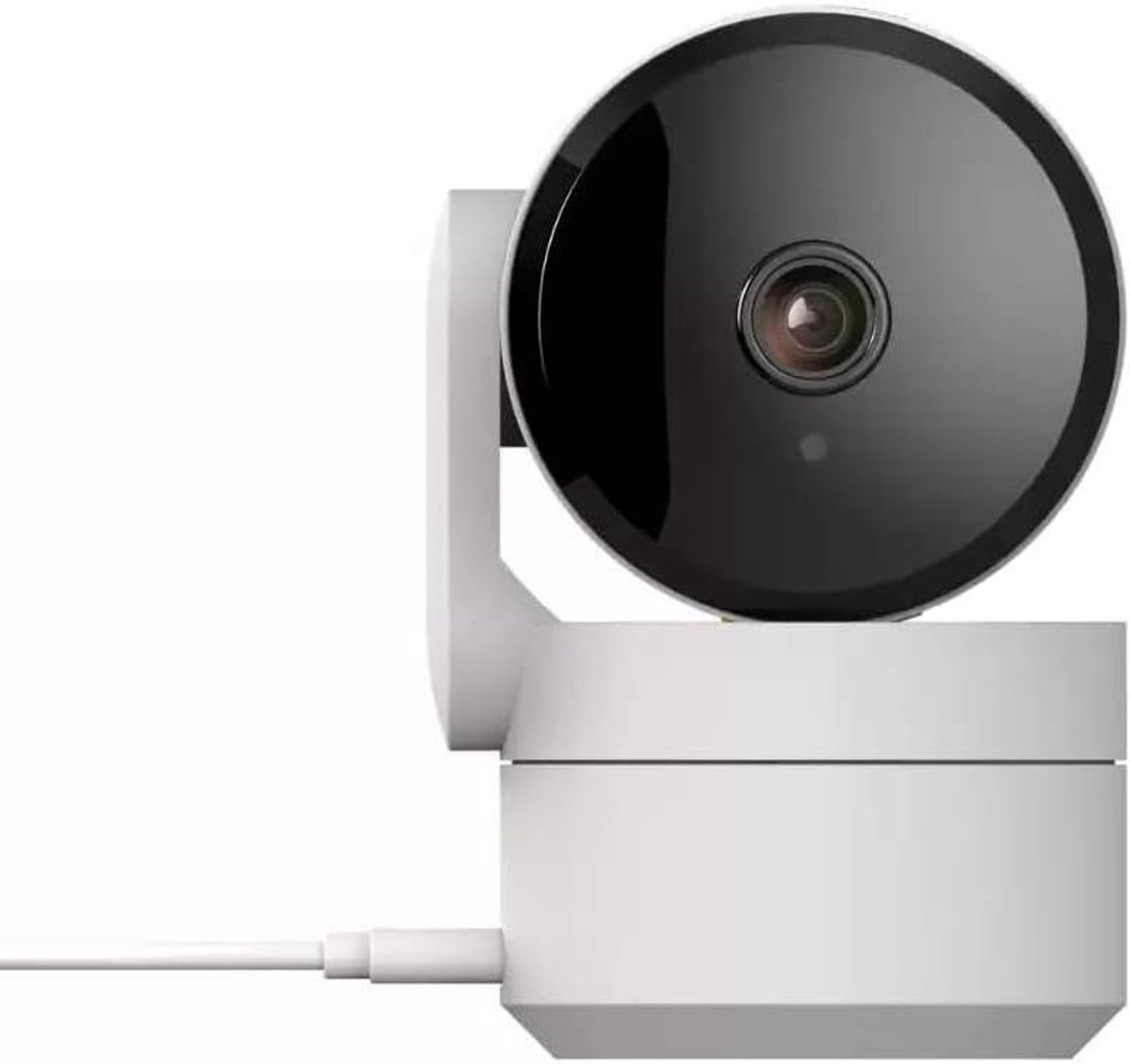 Beveiligingscamera - Binnencamera Wifi - Huisbewaking - Draaibaar Nachtzicht - Full HD 1080P - Wit
