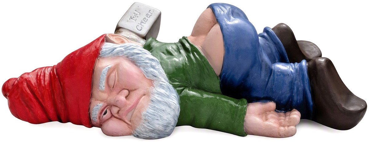 longziming -Tuinbeeld Kabouter – Grappige Tuinkabouter Decoratie – Kunsthars Gnome Beeldje voor Tuin, Terras en Balkon – Weerbestendige Tuindecoratie – Creatief Cadeau voor Familie en Vrienden