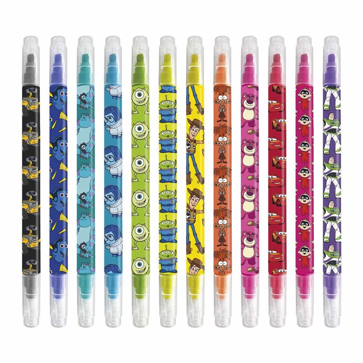 Grupo Erik Disney - Pixar Set Of 12 Uitwasbare Markeerstift - Multicolours