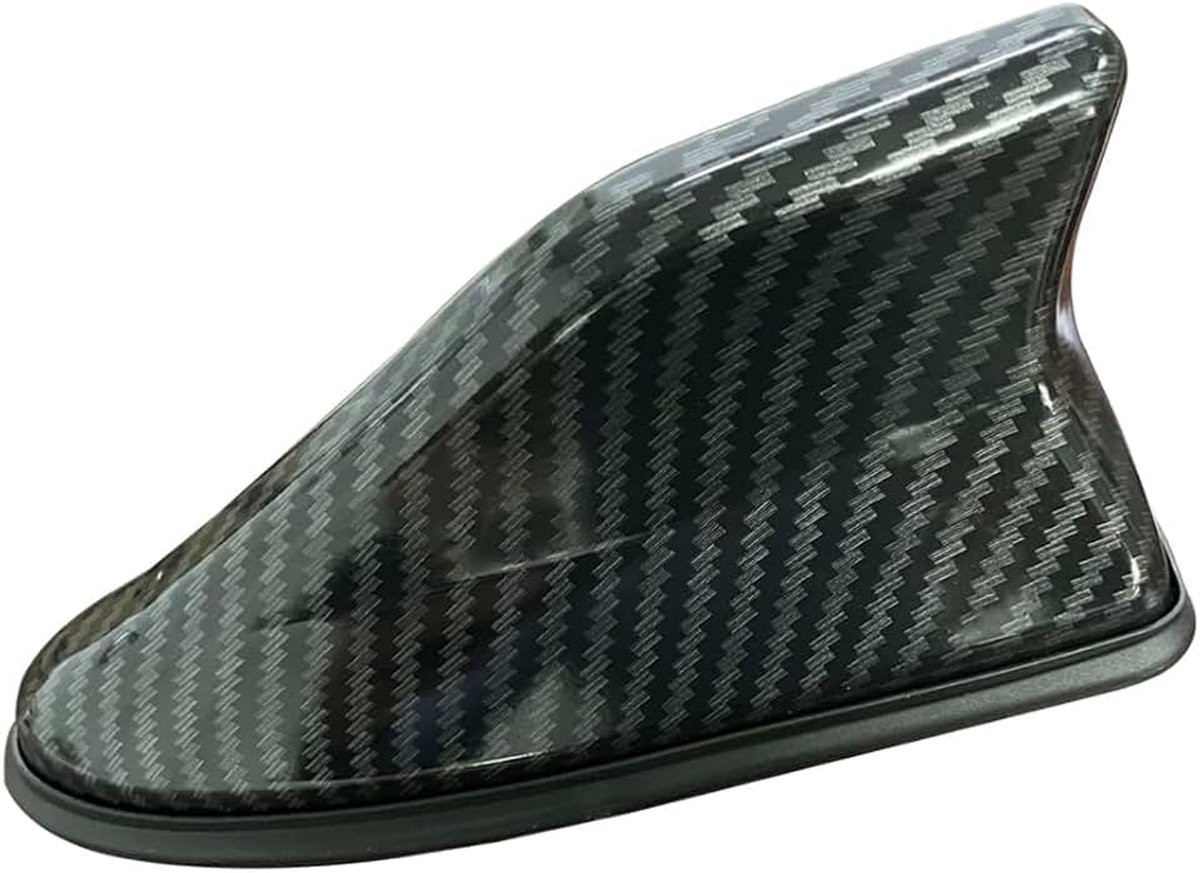 Auto haaienvin-antenne, afdekking, Fm/Am-antenne, gemaakt van ABS, lage windweerstand, voor SUV, trucks, bestelwagens, auto-tuning (koolstofvezel)