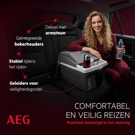 AEG Bordbar BK16 Koelbox en verwarmingsbox Thermo-elektrisch 12 V/DC Grijs 16 l van AEG — afbeelding 3