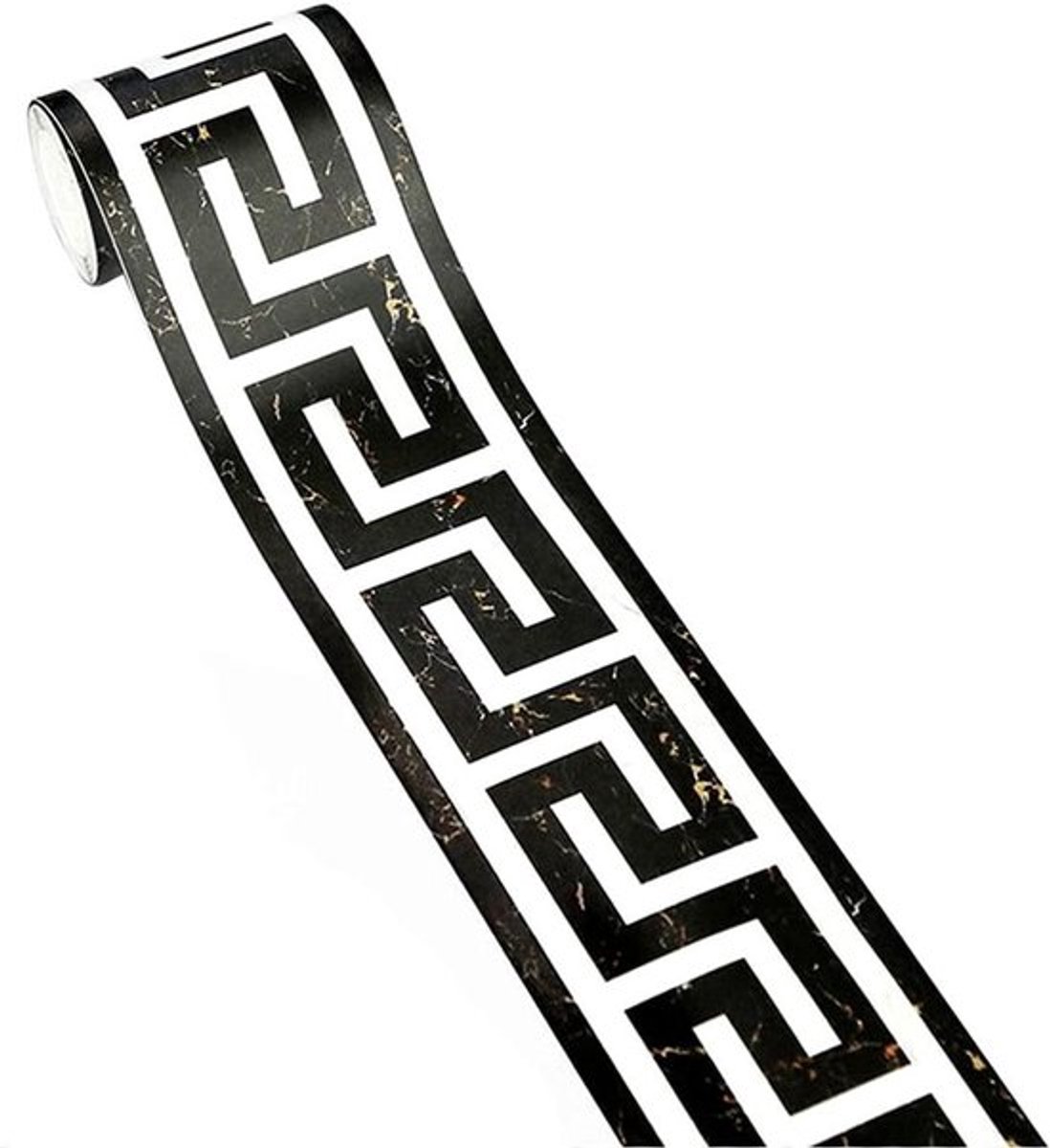 Behang Border Trim Zelfklevende Sticker Decor - Woonkamer Keuken Badkamer - 2 Rolls - Geschikt voor - 10x500 cm - - Behangdecoratie - Muurdecoratie