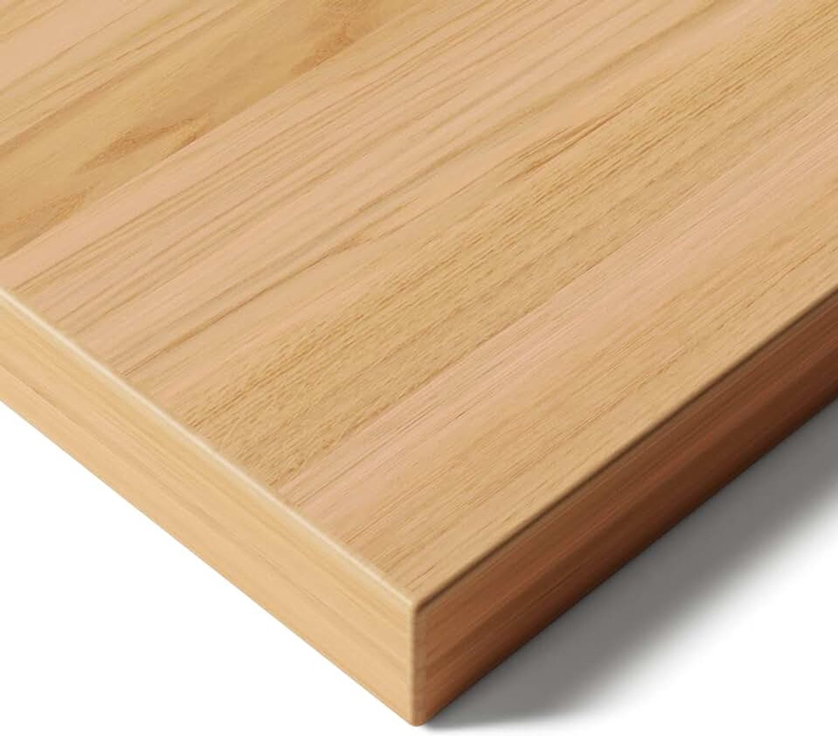 Tafelblad 120 x 60 cm - Perfect voor het in hoogte verstelbare bureau, eettafels en meer - gemaakt in Europa - 25 mm stevig tafelblad duurzaam (eikenhout)