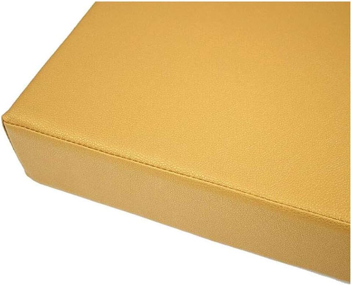 Bankkussen, zachte ligstoel kussen bank schommel kussens, 2 zitplaatsen grote tuin stoel kussen pad tuin bank kussen zitkussen zitkussen glanzend goud 150 × 35 cm (59 × 14 × 2in)