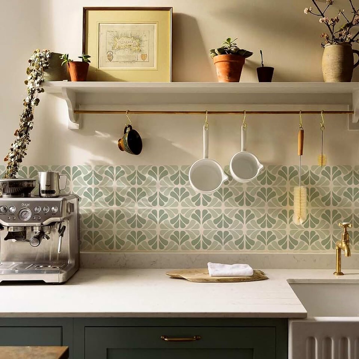 Tegelstickers voor Badkamer, Keuken, Spatwand voor Fornuis - Beschermfolie Verwijderen en Opplakken