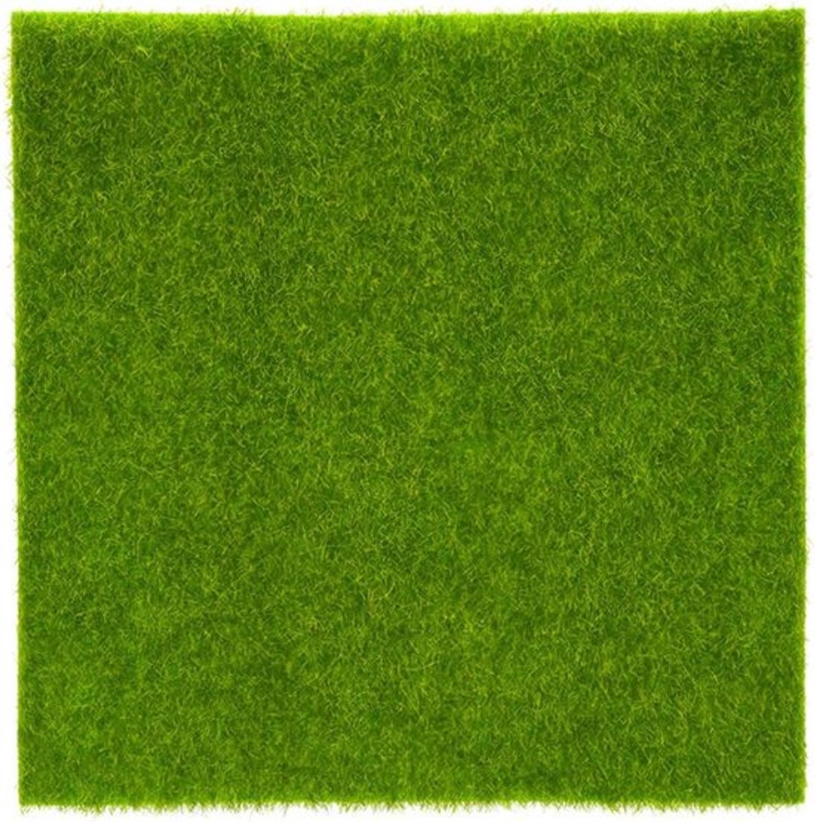 Grasmat kunstgras voor Indoor Outdoor Decor, Gazon Landschap, Huisdieren, Kids Play - 15x15cm
