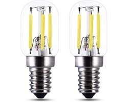 24 V E14 3 W DC warm wit 2700 K voor garagedeur, 250 lm, poortlamp 25 W gelijkwaardig, T22, 12 volt led-filament, DC 12 V, 24 V, kleine led, niet dimbaar, 2 stuks