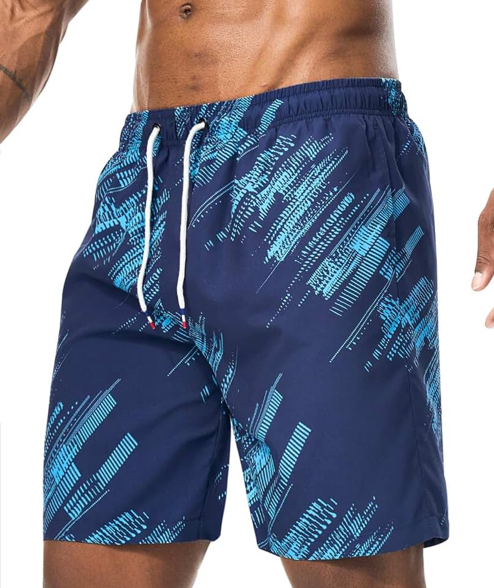 Shorts met ritszak, ademend, sneldrogend, waterafstotend, met trekkoord, mesh-voering
