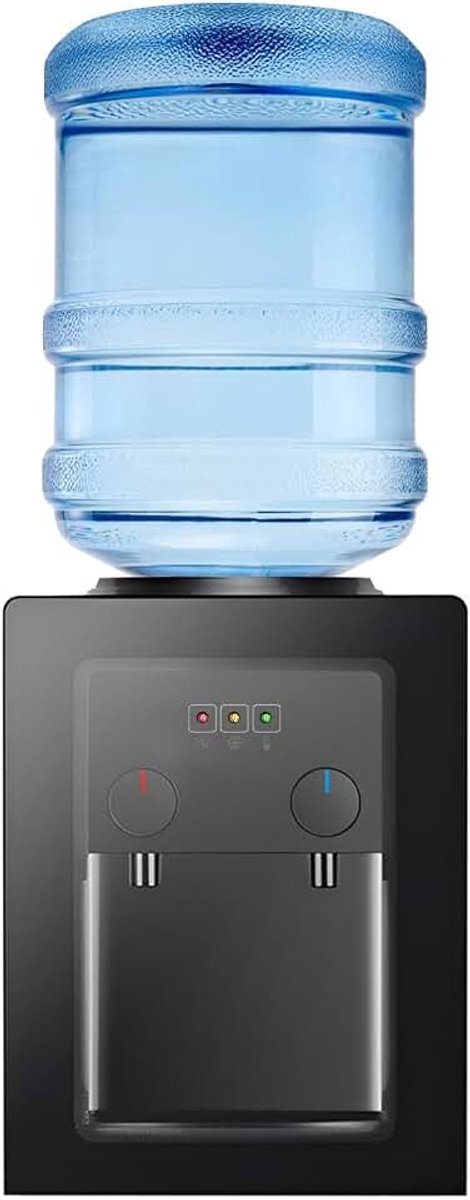 Warme en koude waterdispenser voor huishouden, 550W desktop elektrische waterdispenser voor koud en warm water