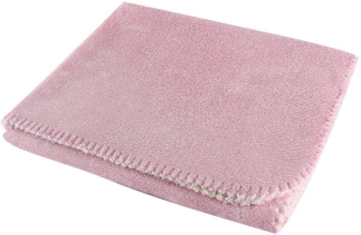 Fleece Dekens Zilvergrijs Reisformaat-Superzacht Fluffy Warm Effen Bed Gooit voor Sofa Microfiber Deken-Roze_80 * 100 cm