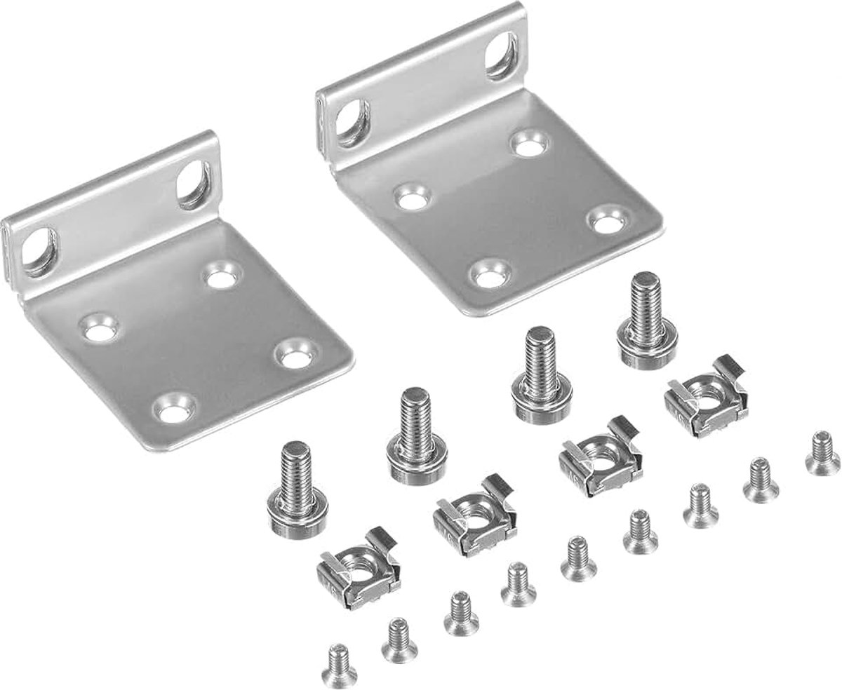 Rackmontageset voor Ubiquiti Switch, 1U-rack-oren voor Ubiquiti Switches uit de serie 16/24/48