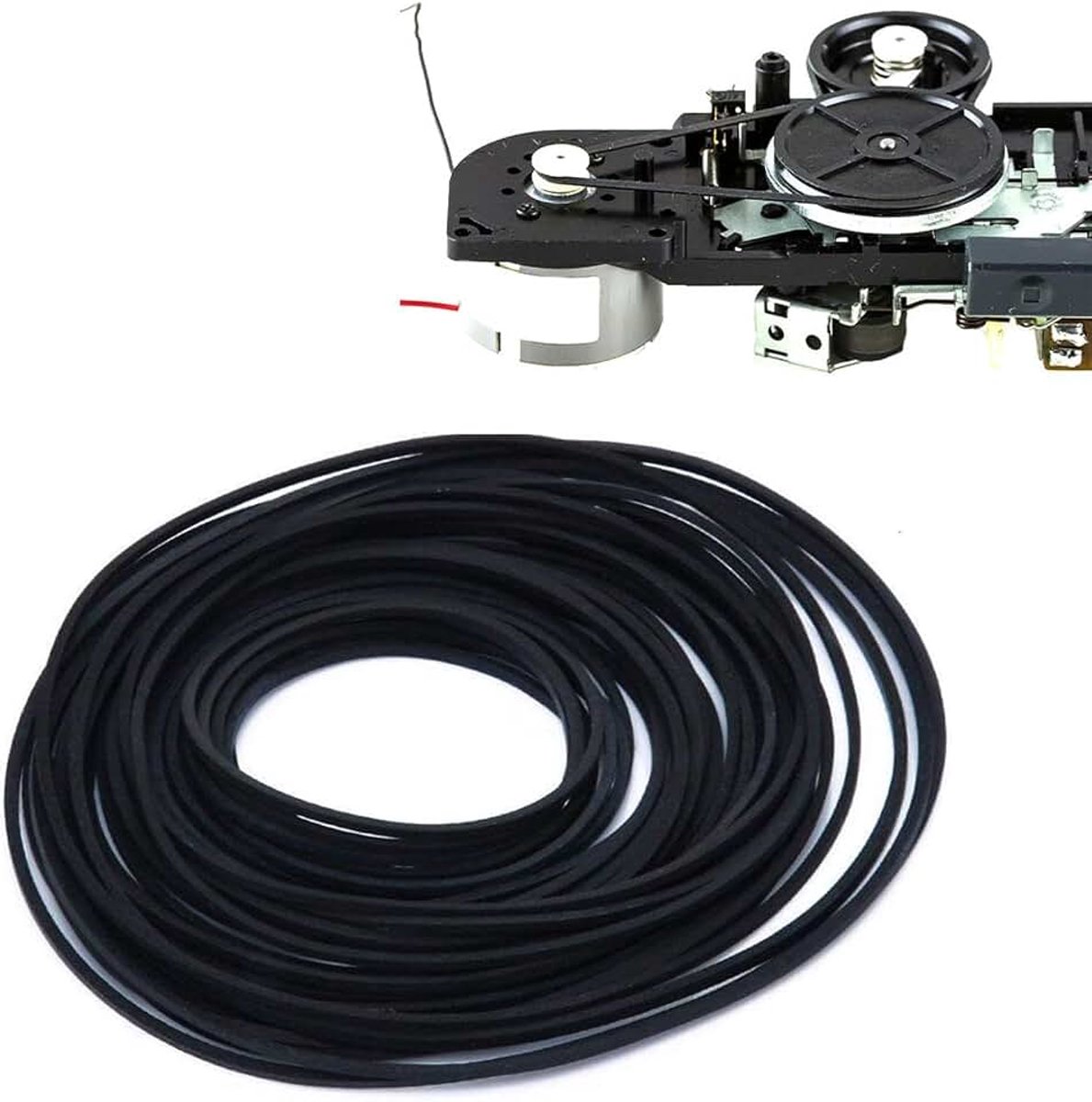 Riem voor Recorder, Mix Cassette Tape Riem, 50 Stuks Opname Draaitafel Riem, Vierkante Riem voor Reparatie Recorder, Band Machine Gesorteerde Riem