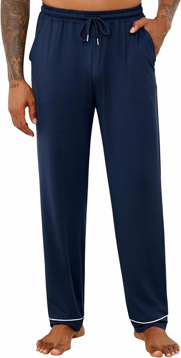 Pyjama Broek Katoen Kousen Pyjama Lange Pyjama Broek Casual Zachte Nachtkleding Zachte Comfortabele Thuis Relaxbroek S-3XL