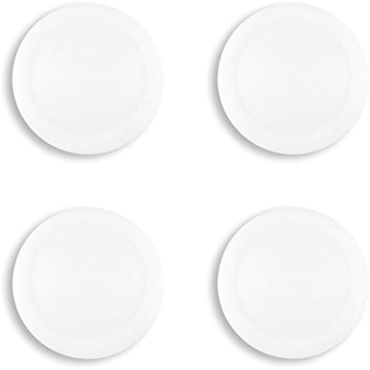EXtremeRate PlayVital Joystick Caps voor Switch Joycon, Duimgreep Covers voor Switch Lite/OLED, Leuke Siliconen Duim Grip Analoge Stick Beschermers - Monochroom Ontwerp (Wit)