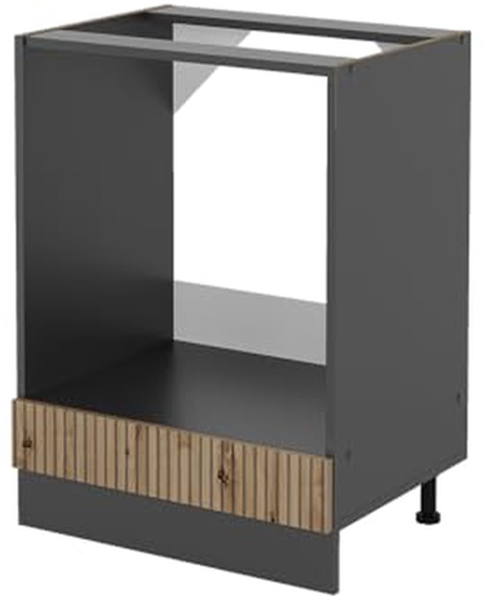 Oven Ombouwkast - Keukenkast Module - Keuken Inrichten - Modulair Ontwerp - 60 cm Breed - Ambachtelijk Eiken