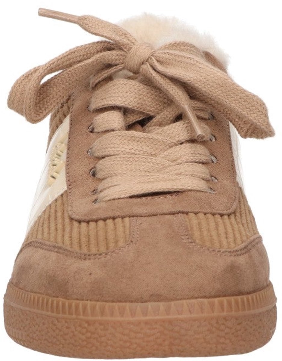 La Strada Sneaker Taupe Met Bont - Damesschoenen - Maat - 41