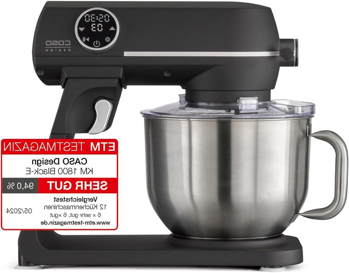 Keukenmachine - Bakmachine - Bakken en Koken - 10 Snelheden Touch Control - 6 Liter Kom - Zwart