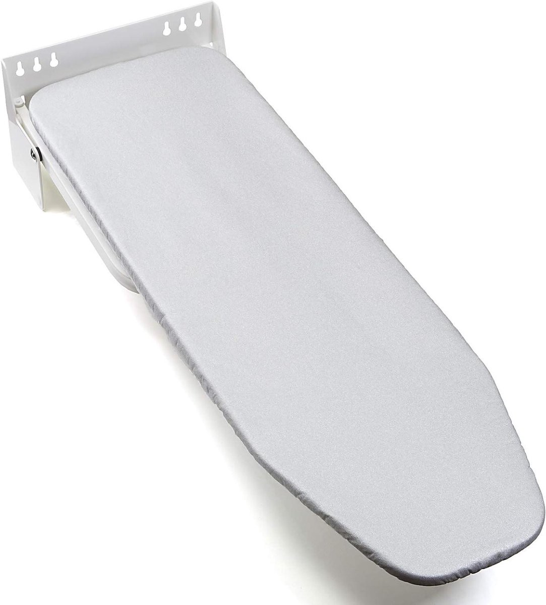 Strijkplank Wandmontage - Inklapbaar Zwenkbaar - Ruimtebesparend Strijken - 180 Graden Zwenkbaar - 98.5 cm Lang - Aluminium Grijs