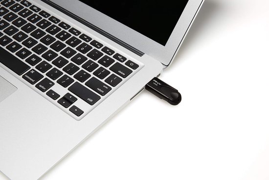USB Flash Drive - Geheugenstick USB Externe Opslag - Bestanden Overzetten - Verschuifbare Connector - 128 GB - Zwart — afbeelding 3