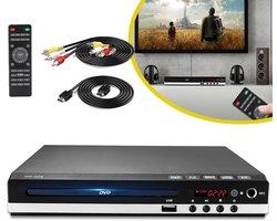 CD/DVD-Speler Voor TV - Full Hd 1080p Multifunctionele Speler - Met HDMI/USB/AV-Aansluiting - USB-Speler