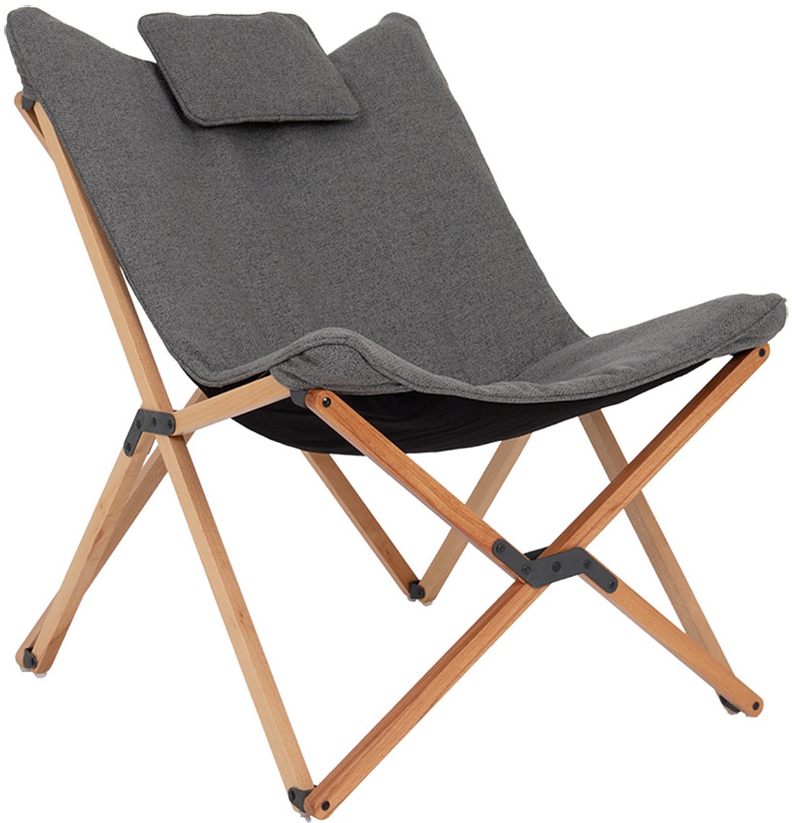 Bo-Camp Urban Outdoor collection - Relaxstoel - Wembley - M - Nika - Grijs