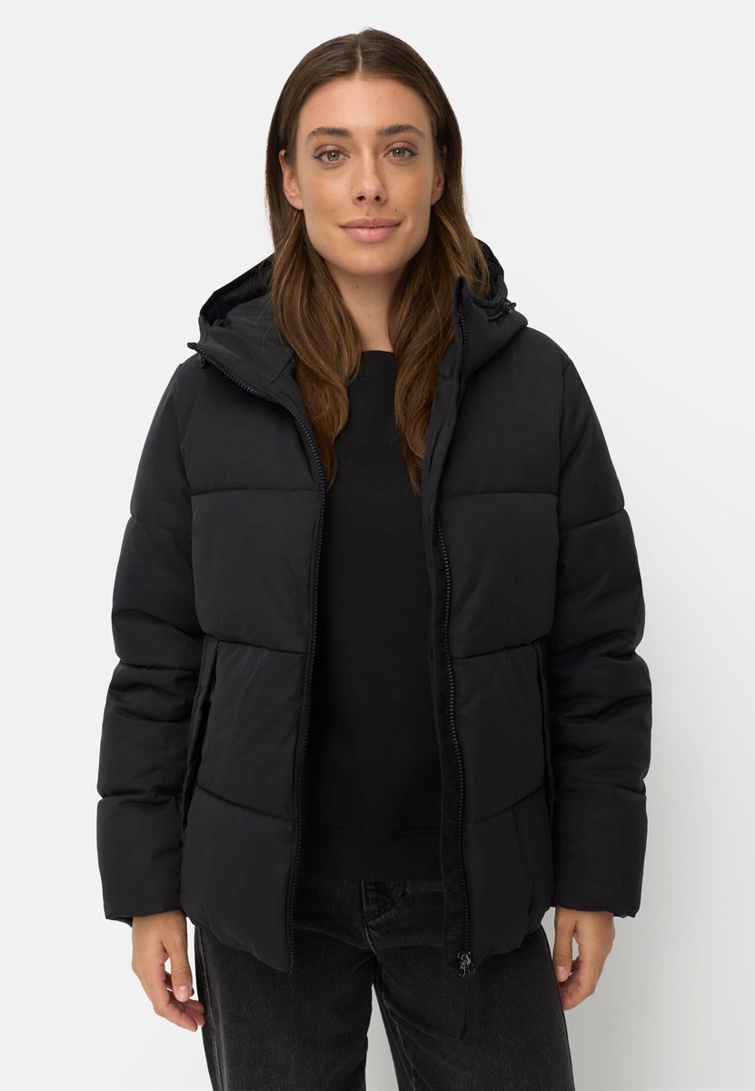 camel active Gewatteerd jack met reflecterende details - Maat womenswear-48 - Zwart