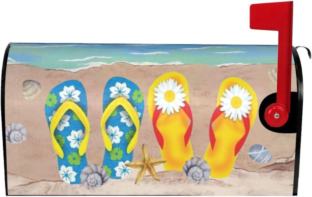 Brievenbus Decoratie - Postvak Cover - Tuin Aankleden - Magnetische Bevestiging - Groot Formaat - Zomer Thema