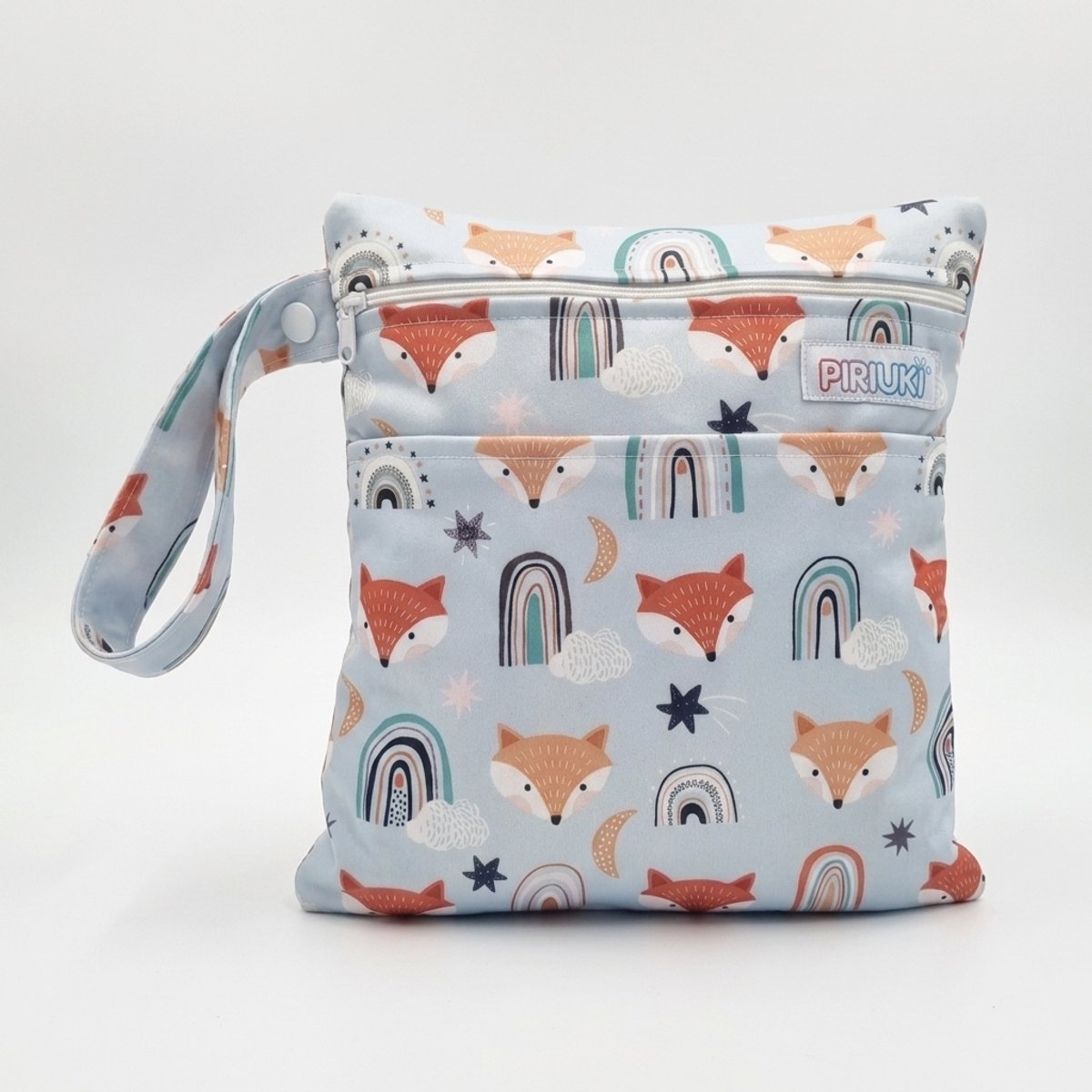 Piriuki Wetbag Klein – 18 × 24 cm – 2 Vakken – Vosje