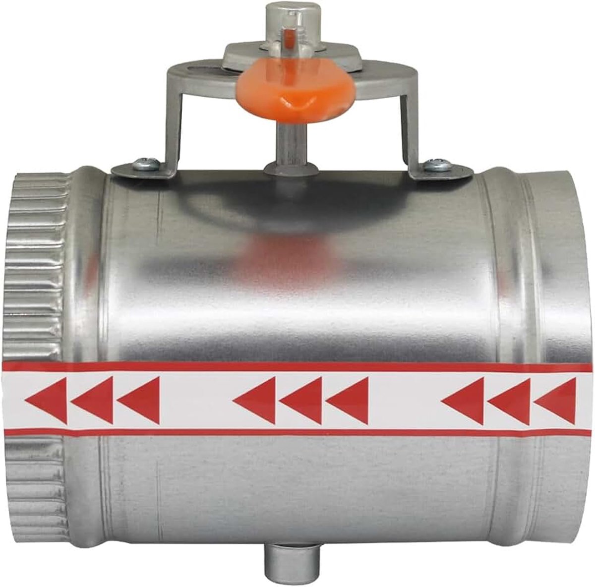 Handvat luchtkleppen regelaar regelklep ventilatie klep regelklappe terugslagklep luchtkanaal lucht afzuigkap (H190mm OD125mm D122mm)