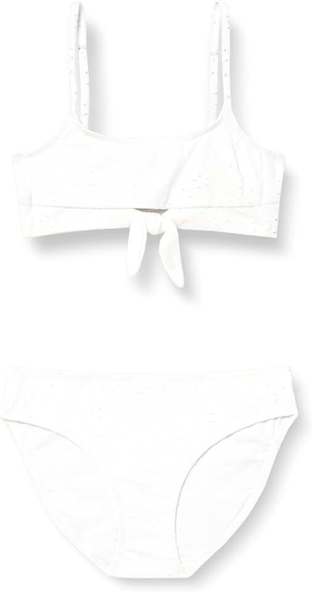 Critters Strikken bikini - wit geperforeerd borduurwerk voor kinderen, Meerkleurig, 7 Jaar
