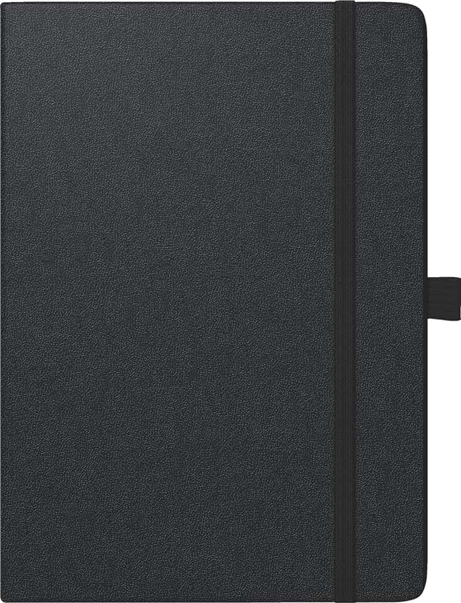 1076166906 | Buchkalender Kompagnon Mod. 761 66 2026 | 210×260 mm, Kunststoff, schwarz